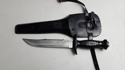 Lot 142 - Scuba diving knife