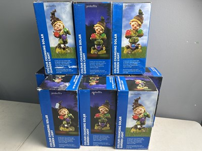 Lot 28 - Qty of Colour Changing Solar Garden Gnome Lights