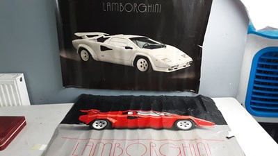 Lot 76 - Vintage lamboorghini posters x2