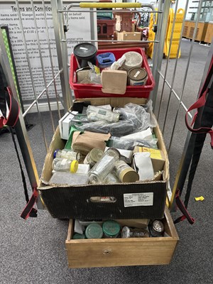 Lot 183 - Cage of Miscellaneous Garage Clearance Including Jaguar Parts