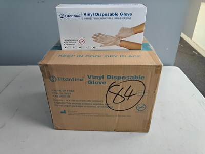 Lot 157 - Box of vinyl disposable gloves