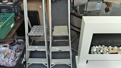 Lot 299 - 3 step Commercial ladder