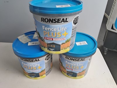 Lot 50 - Ronseal fence life plus+ midnight blue paint