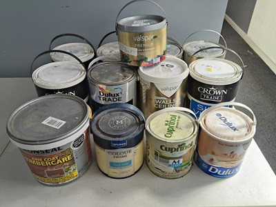 Lot 204 - Large qty of paints from various brands