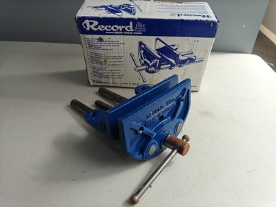 Lot 10 - Record v175B woodcraft vice in original box