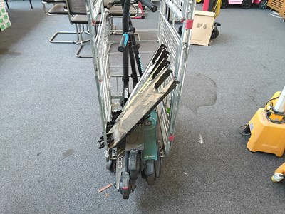 Lot 203 - Cage of assorted scooters