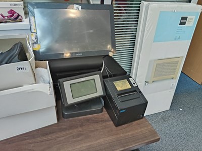 Lot 170 - Casio pos till system including drawer, screen and printer