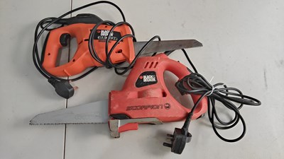 Lot 226 - Black and decker set of 2 corded saws