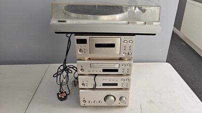 Lot 218 - Jvc separates hifi system comprised of 5 pieces