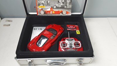 Lot 202 - Ferrari RC car in carry case