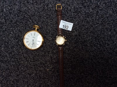 Lot 192 - Two Watches, Sergio Valente & Berney Pocket Watch