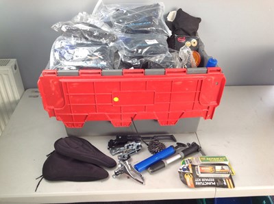 Lot 64 - Qty of Assorted bicycle parts and accessories
