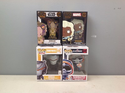 Lot 132 - Funky pops with pins