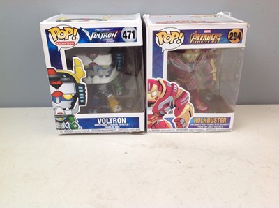 Lot 77 - Funky Pop voltron & hulk buster