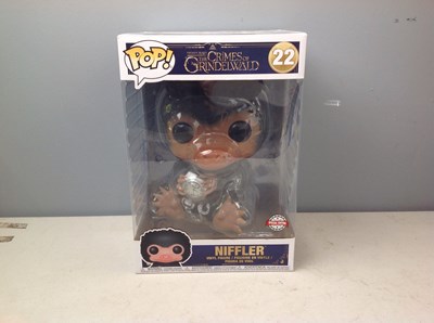 Lot 84 - Funko Pop large crimes of grindelwald Niffler