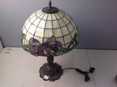 Lot 171 - Tiffany style lamp