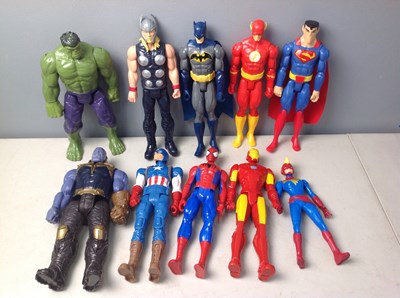 Lot 207 - Qty of Kids superhero action figures