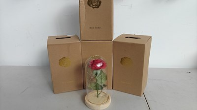 Lot 67 - 4 Eternal Roses With LED Lights