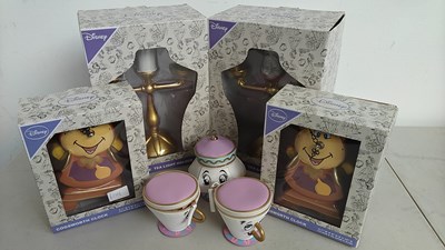 Lot 68 - Qty Of Beauty & The Beast Disney Figures
