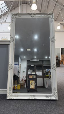 Lot 187 - Large Standing White Framed Mirror