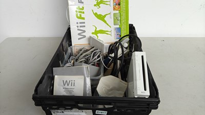 Lot 231 - Nintendo Wii & WiiFit Plus Board & Accessories