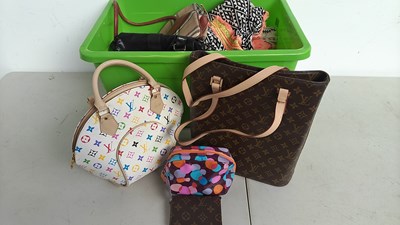 Lot 183 - Quaintly Of Hand bags all different logos