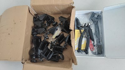 Lot 228 - Box of cupboard feet and chain repair kit