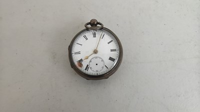 Lot 161 - Silver Stamped Mens Pocket Watch
