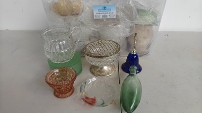 Lot 60 - Large Box Of Decorative Glassware In Various Styles