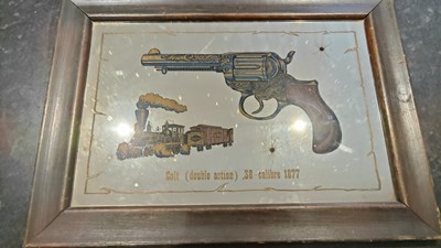 Lot 128 - Colt double action bar mirror