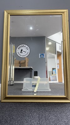 Lot 63 - Medium Sized Golden Coloured Mirror