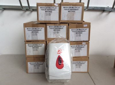 Lot 75 - 12 Modular Multiflat Tissue Dispenser Unit