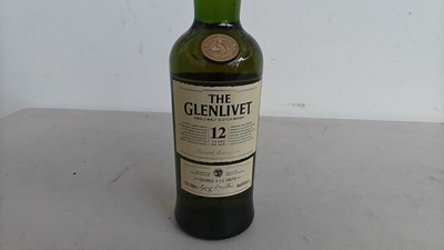 Lot 92 - A Bottle Of The Glenlivet Single Malt Scotch Whisky 12yr 1L