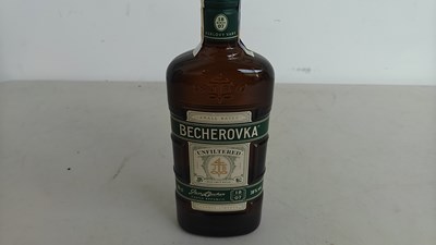 Lot 95 - A Bottle Of Becherovka Unfiltered Herbal Liqueur 50cl