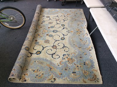 Lot 195 - A Large Hand Woven Carpet/Rug
