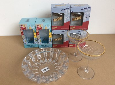 Lot 228 - Qty Of Glass Items, Including Tumblers, Cocktail Glasses & Dish