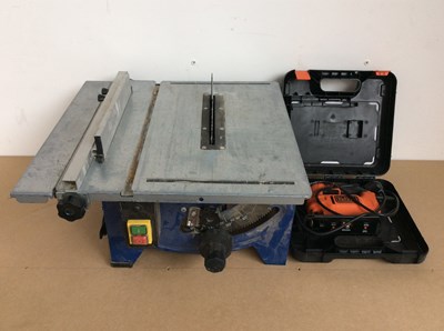 Lot 202 - Sheppach Table Saw & Black&Decker Jigsaw