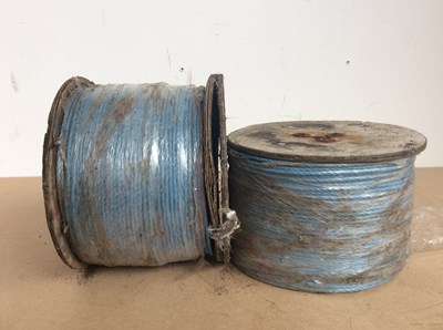 Lot 73 - Two Wheels Of Blue Rope