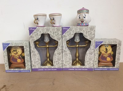 Lot 1 - Qty Of beauty & the beast Disney Figures