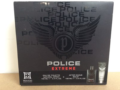 Lot 87 - Police brand aftershave and aftershave balm