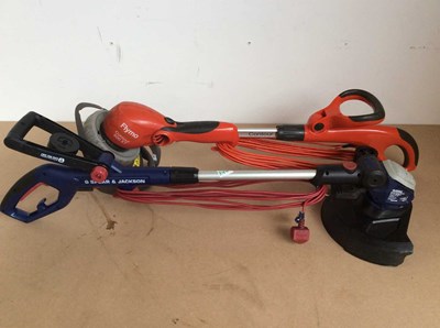 Lot 222 - Spear&Jackson & Flymo Plug In Garden Strimmers