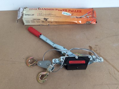 Lot 50 - Hand Crank Powered Winch