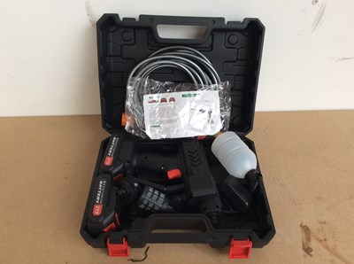 Lot 20 - Battery Powered Portable Car Wash Spray Gun With Two Batteries