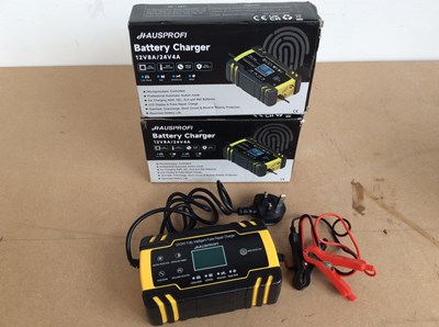 Lot 21 - Two Portable Car/Truck Battery Chargers