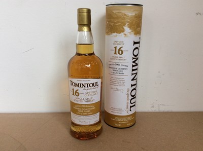 Lot 120 - Tomintoul 16 Year Old Wine Cask Limited 2004 Edition Single Malt Scotch Whisky 70cl