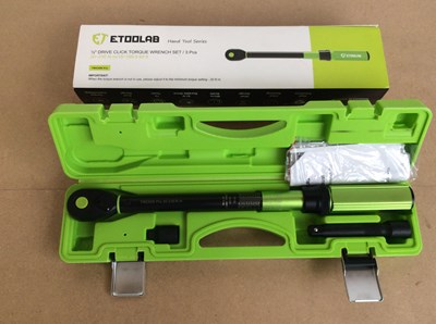 Lot 16 - 1/2” Drive Click Torque Wrench Set 3pcs