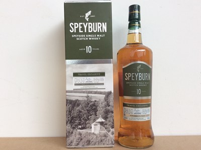 Lot 106 - Speyburn 10 Year Old Travel Exclusive Speyside Single Malt Scotch Whisky 1Ltr