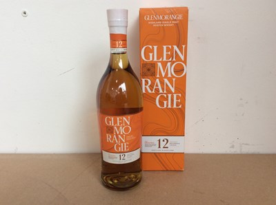 Lot 124 - Glenmorangie 12 Year old Bourbon Cask Highland Single Malt Scotch Whisky
