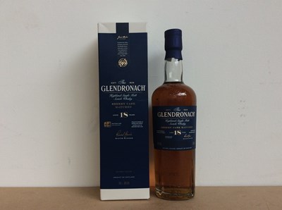 Lot 102 - Glendronach Sherry Cask Matured Highland Single Malt Scotch Whisky 18 Year Old 70cl