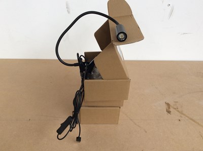 Lot 15 - Three Clip On Table Lights